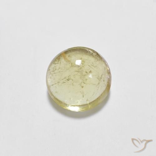0.75ct Natürlicher Helles Hummelgelb Turmalin, Runden, Transparent
