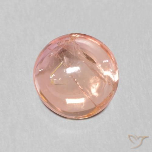1.14ct Natürlicher Indisches Rot Turmalin, Runden, Transparent