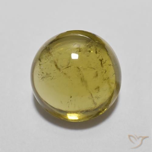 1.83ct Natürlicher Golden Turmalin, Runden, Transparent