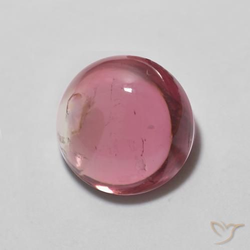 1.45ct Natürlicher Dunkelpink Turmalin, Runden, Transparent