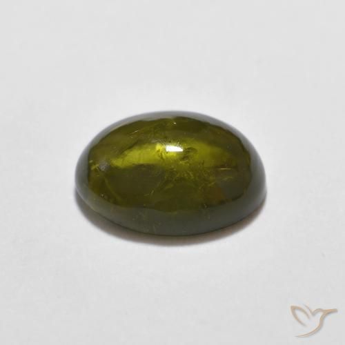 9,17 ctw natürlicher tiefgrün Turmalin, Oval, Transparent