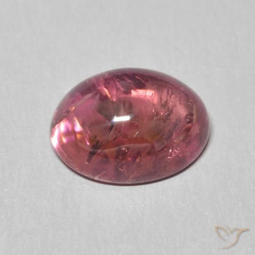 9,17 ctw natürlicher Himbeerrot Turmalin, Oval, Transparent