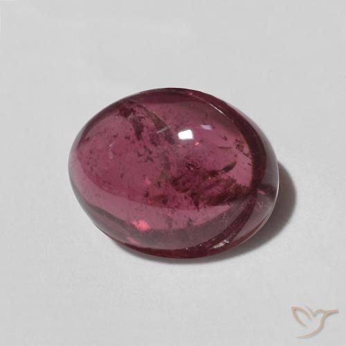 9,17 ctw natürlicher Himbeerrot Turmalin, Oval, Transparent