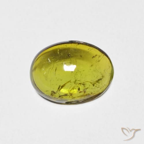 1.34ct Natürlicher Waldgrün Turmalin, Oval, Transparent