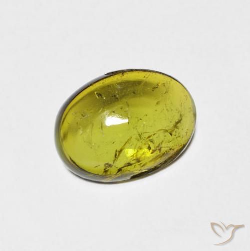 9,17 ctw natürlicher Waldgrün Turmalin, Oval, Transparent