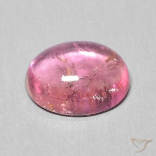 9,17 ctw natürlicher Intensives Rosa Turmalin, Oval, Transparent