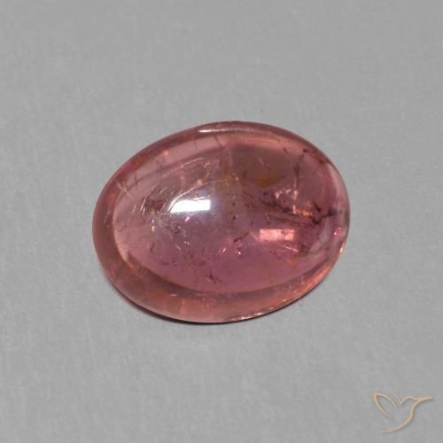 9,17 ctw natürlicher Mittelrot Turmalin, Oval, Transparent