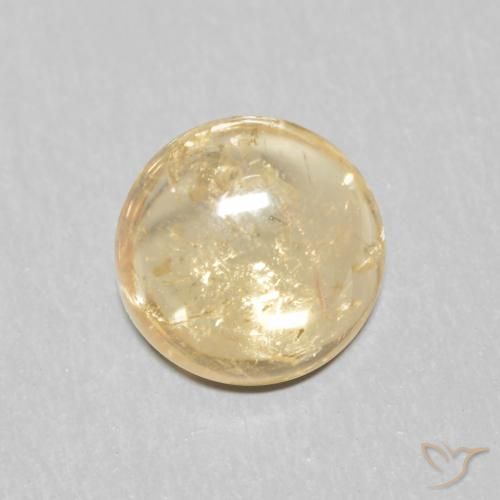 1.04ct Natürlicher Creme Turmalin, Runden, Transparent