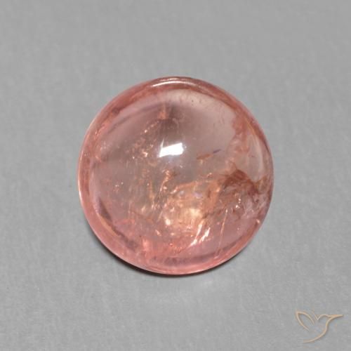1.42ct Natürlicher Himbeerrosa Turmalin, Runden, Transparent