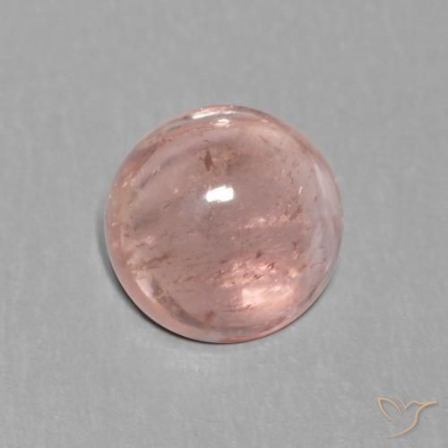 1.02ct Natürlicher hellrosa Turmalin, Runden, Transparent