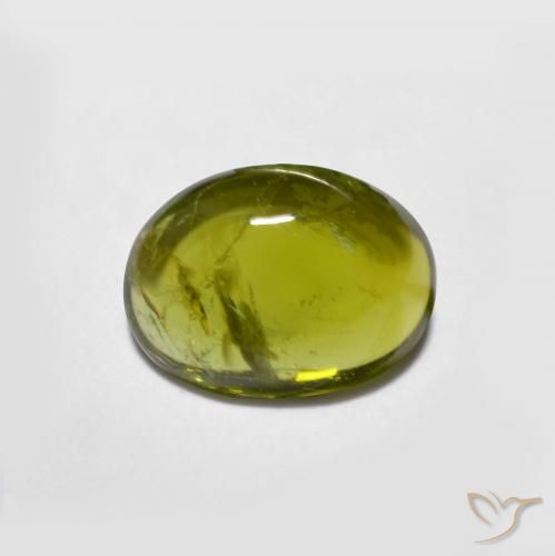 1.12ct Natürlicher tiefgrün Turmalin, Oval, Transparent