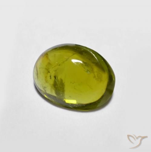 9,17 ctw natürlicher tiefgrün Turmalin, Oval, Transparent