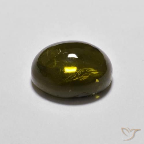 9,17 ctw natürlicher Warmes Grün Turmalin, Oval, Transparent