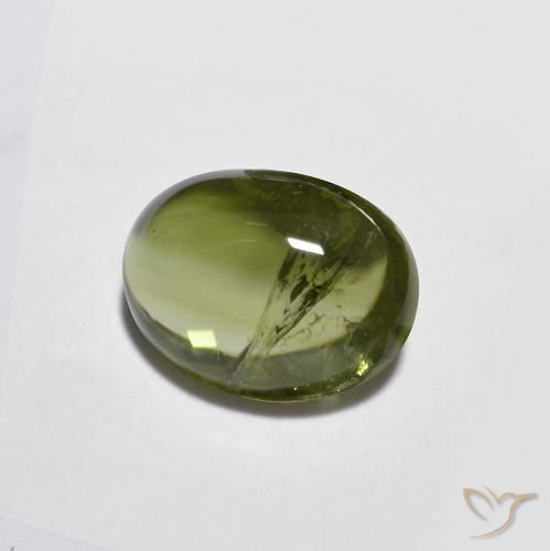 9,17 ctw natürlicher tiefgrün Turmalin, Oval, Transparent