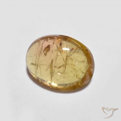 9,17 ctw natürlicher gold-braun Turmalin, Oval, Transparent