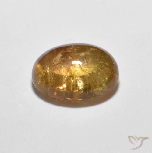 9,17 ctw natürlicher gold-braun Turmalin, Oval, Transparent
