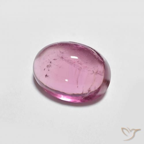 9,17 ctw natürlicher tiefrosa Turmalin, Oval, Transparent