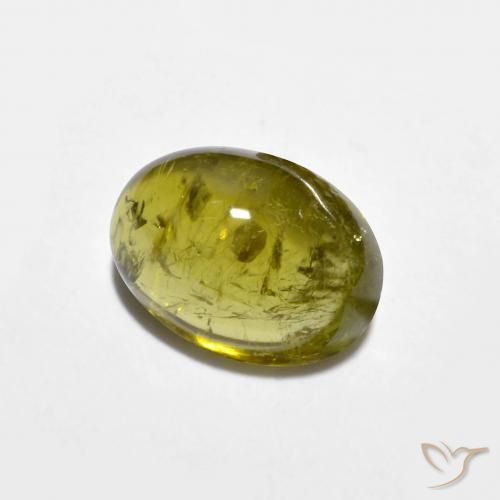 9,17 ctw natürlicher Medium-Dark Gold Turmalin, Oval, Transparent