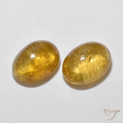 3.24ctw Natürlicher Dunkelgolden Turmalin, Oval, Transparent