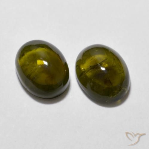 3.03ctw Natürlicher Tiefes Goldbraun Turmalin, Oval, Transparent