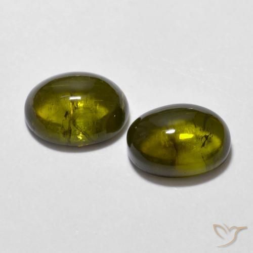 3.03 ct natürliche Tiefes Goldbraun Turmalin-Edelsteine, Oval, Transparent
