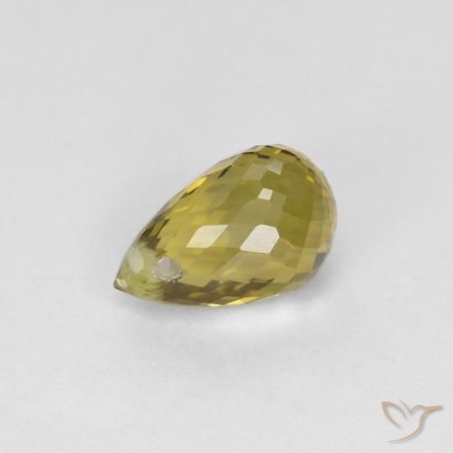 0.81ct Natürlicher Mittel braun Turmalin, Briolette, VS