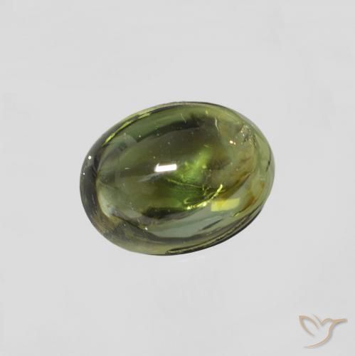 9,17 ctw natürlicher bräunlich-grün Turmalin, Oval, Transparent