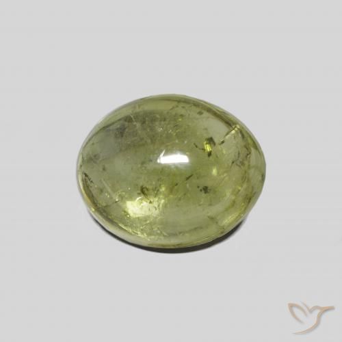 3.89ct Natürlicher hellgrün Turmalin, Oval, Transparent