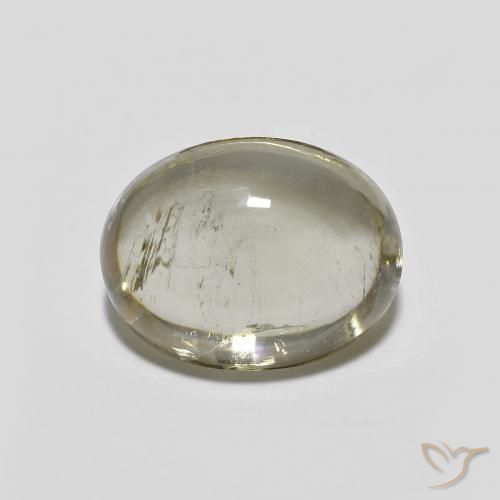 3.38ct Natürlicher Mittelhelles Gelb Turmalin, Oval, Transparent