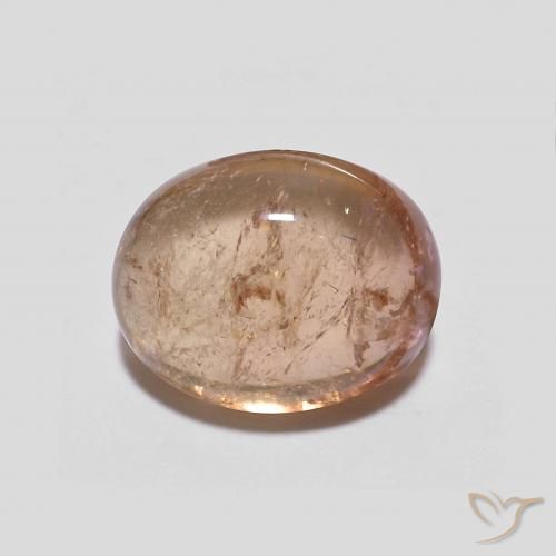 2.70ct Natürlicher Light Grapefruit Pink Turmalin, Oval, Transparent