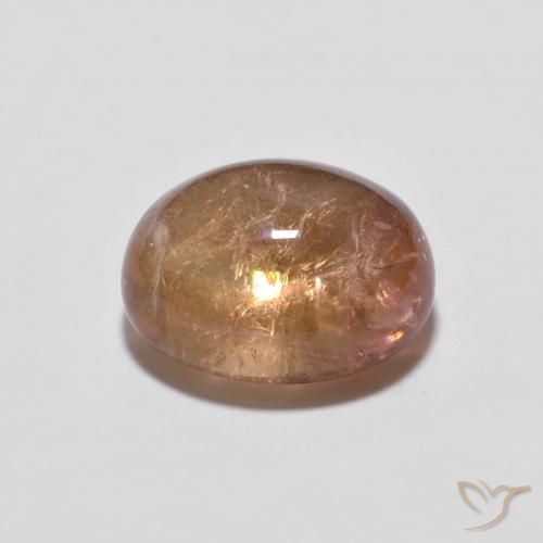 9,17 ctw natürlicher Light Grapefruit Pink Turmalin, Oval, Transparent