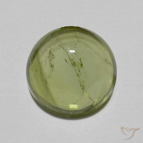0.82ct Natürlicher hellgrün Turmalin, Runden, Transparent