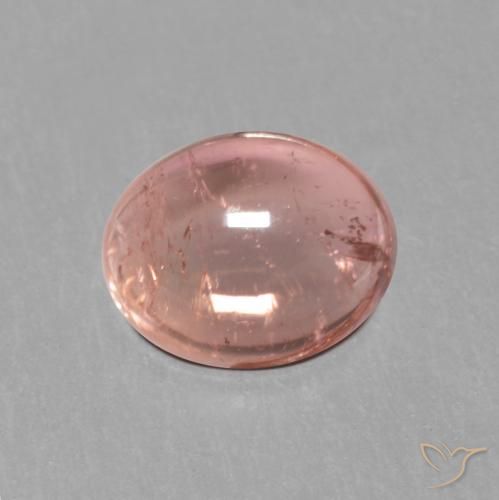 0.98ct Natürlicher rose-rosa Turmalin, Oval, Transparent, Photo A