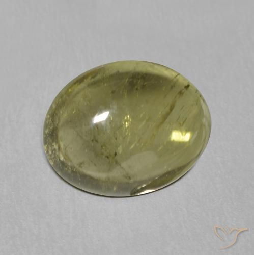 9,17 ctw natürlicher Mittelgrün Turmalin, Oval, Transparent