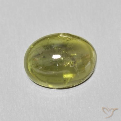 1.45ct Natürlicher Mittelgrün Turmalin, Oval, Transparent