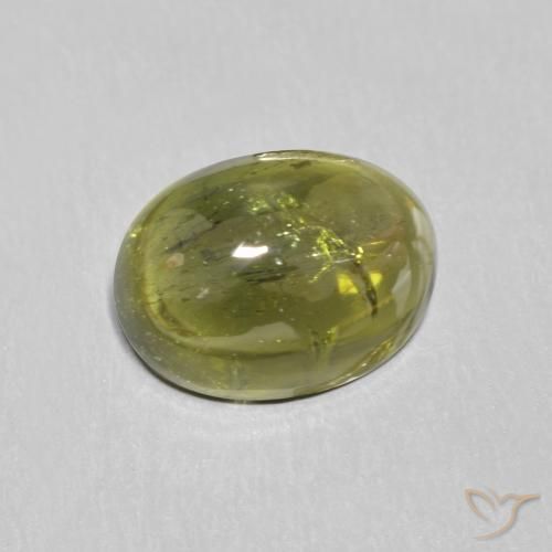 9,17 ctw natürlicher Mittelgrün Turmalin, Oval, Transparent
