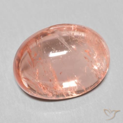 9,17 ctw natürlicher Mittelrosa Turmalin, Oval, Transparent