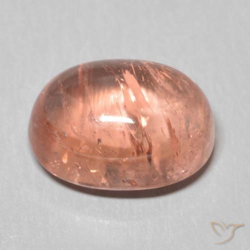 9,17 ctw natürlicher Mittelrosa Turmalin, Oval, Transparent