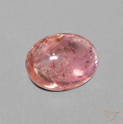 9,17 ctw natürlicher Mittelrosa Turmalin, Oval, Transparent
