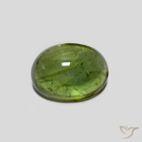 1.41ct Natürlicher Mittelgrün Turmalin, Oval, Transparent, Photo A