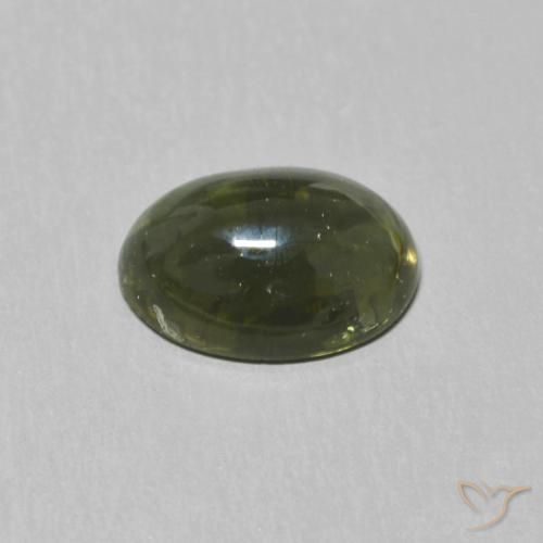 9,17 ctw natürlicher Waldgrün Turmalin, Oval, Transparent