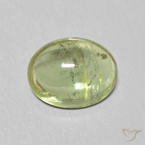 1.57ct Natürlicher Warmes Grün Turmalin, Oval, Transparent