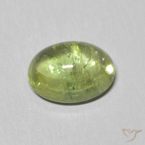 9,17 ctw natürlicher Warmes Grün Turmalin, Oval, Transparent