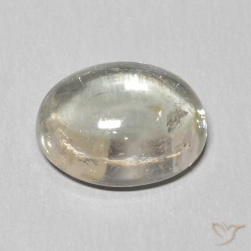 9,17 ctw natürlicher Sehr helles Grau Turmalin, Oval, Transparent
