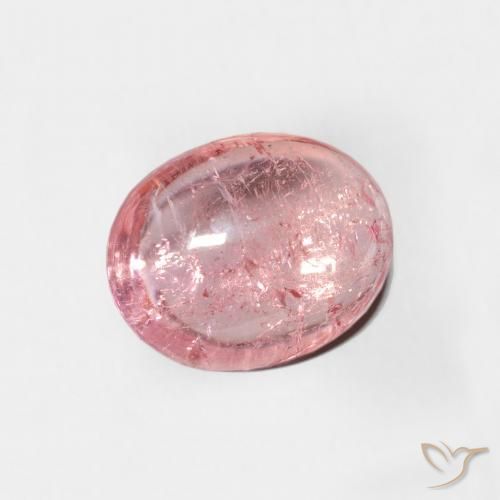 9,17 ctw natürlicher Mittelrosa Turmalin, Oval, Transparent