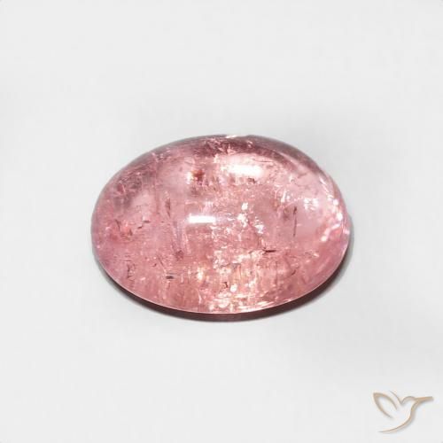 9,17 ctw natürlicher Mittelrosa Turmalin, Oval, Transparent