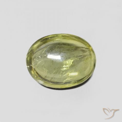 2.08ct Natürlicher Warmes Erdgrün Turmalin, Oval, Transparent