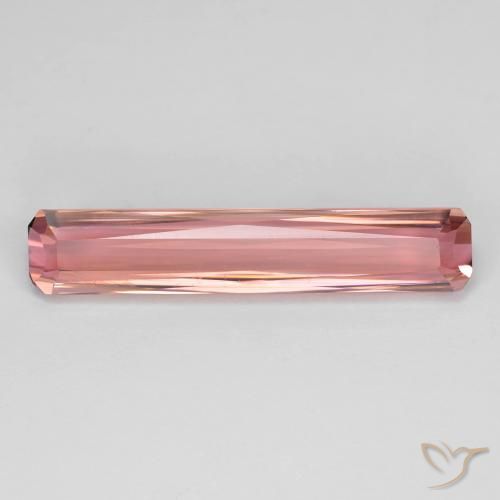 4.87ct Natürlicher Mittelrosa Turmalin, Smaragdschliff, VVS-VS
