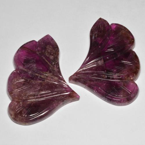 97.36ctw Natürlicher Medium Dark-Purple Turmalin, Fantasie, Lichtdurchlässig