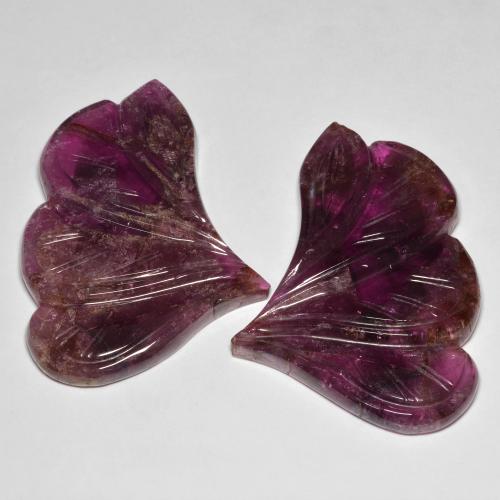 97.36 ct natürliche Medium Dark-Purple Turmalin-Edelsteine, Fantasie, Lichtdurchlässig